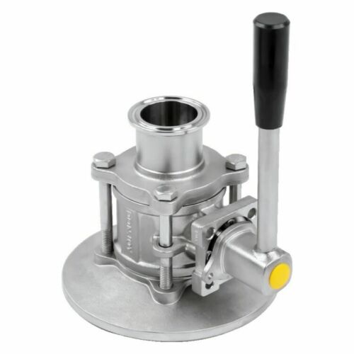 Manual tank bottom ball valve