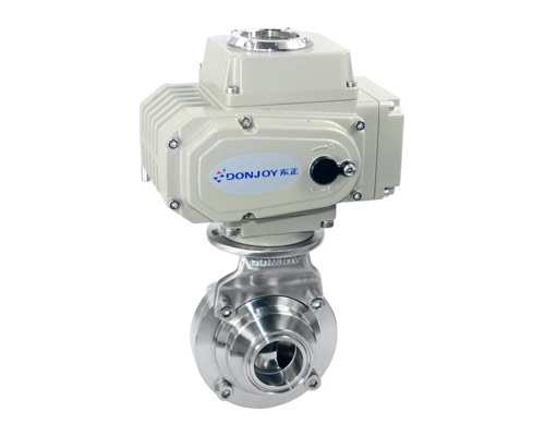 Electric butterfly ball valve