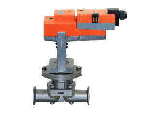 Electric diaphragm regulating valve