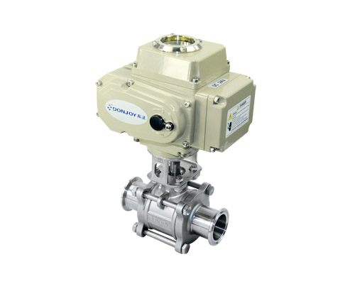 Electric non-retention ball valve