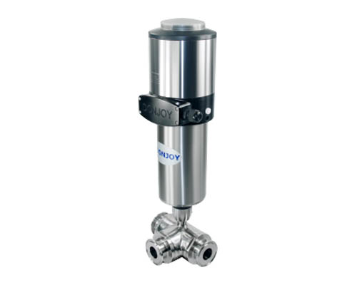 Pneumatic ball valve with C TOP