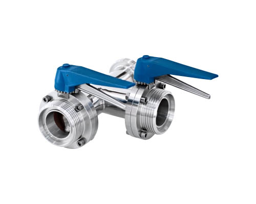 Three way Butterfly Valve