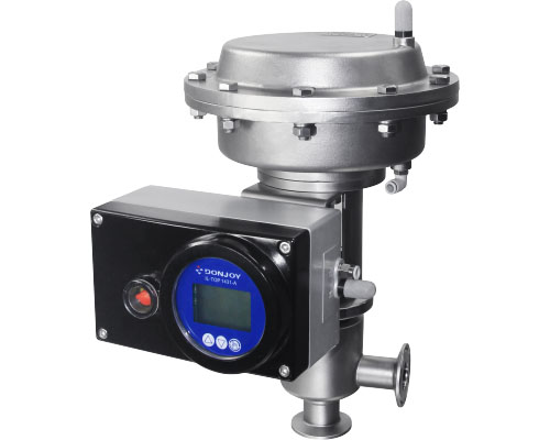 Film pneumatic aseptic control valve