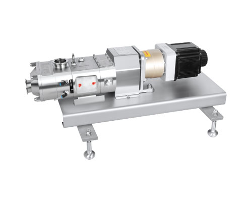 Twin screw pump with Servo motor