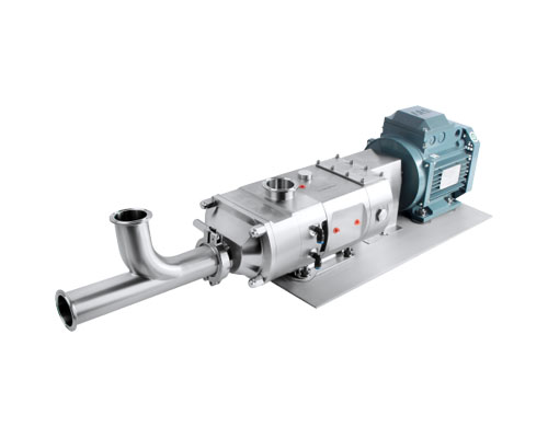 Twin-screw pump inlet tee