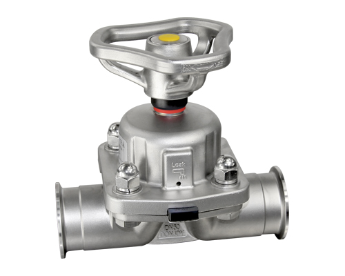 Manual diaphragm valve