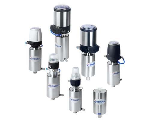 Vertical pneumatic actuator