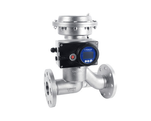 Diaphragm type pneumatic globe valve with positioner